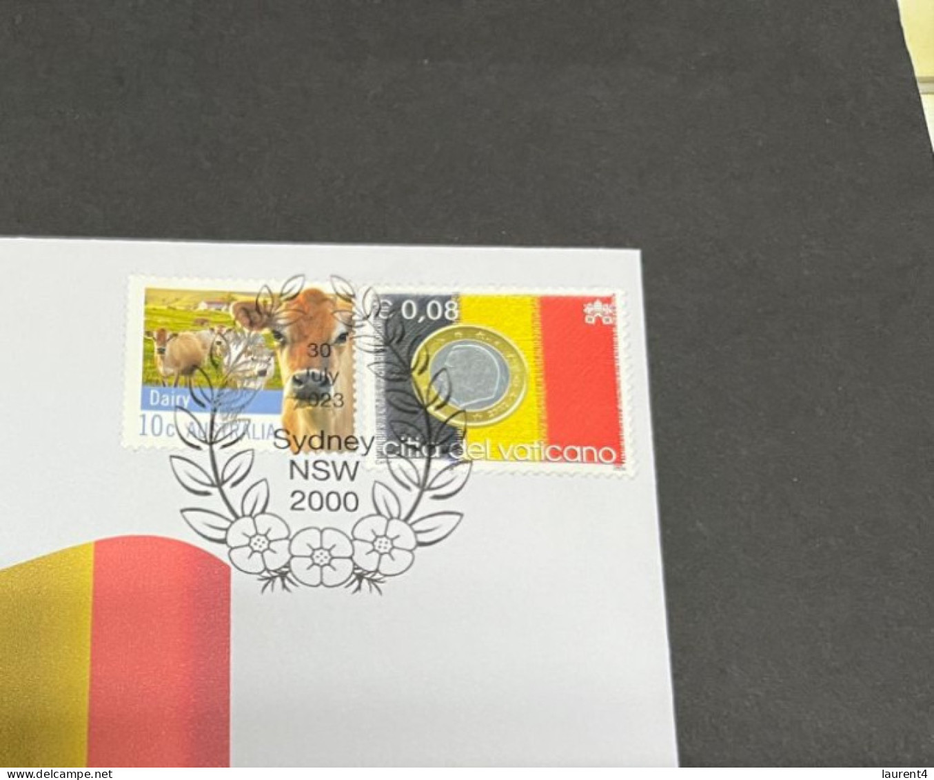 3-8-2023 (1 T 22) Formula One - 2023 Belgium Grand Prix - Winner Max Verstappen (30 July 2023) Belgium Flag Stamp - Sonstige & Ohne Zuordnung