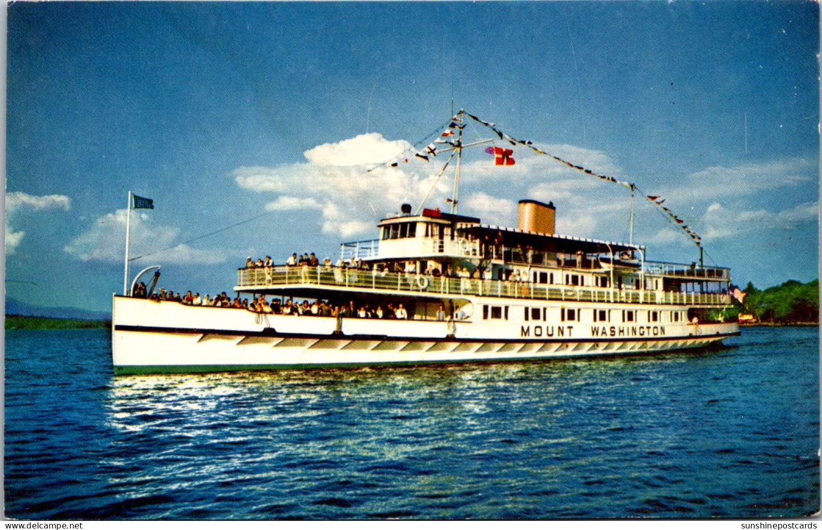 Hew Hampshire Lake Wiinipesaukee The Motor Vessel Mount Washington - White Mountains