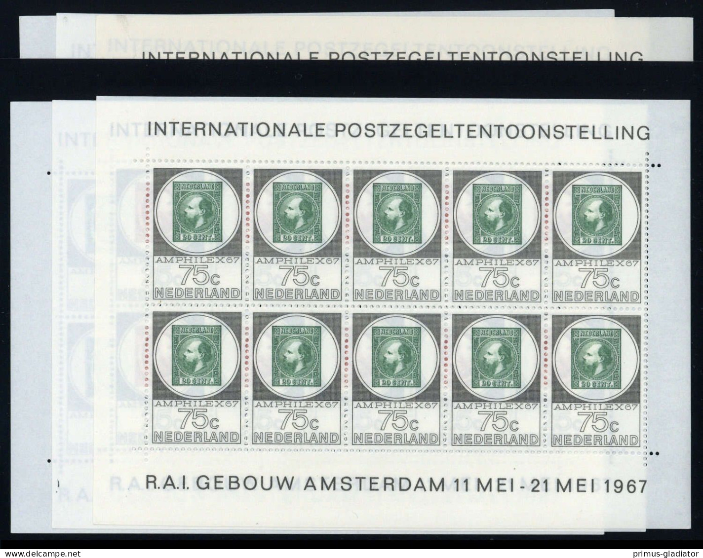 1967, Niederlande, 880-82 KB, **, Gest. - Andere & Zonder Classificatie