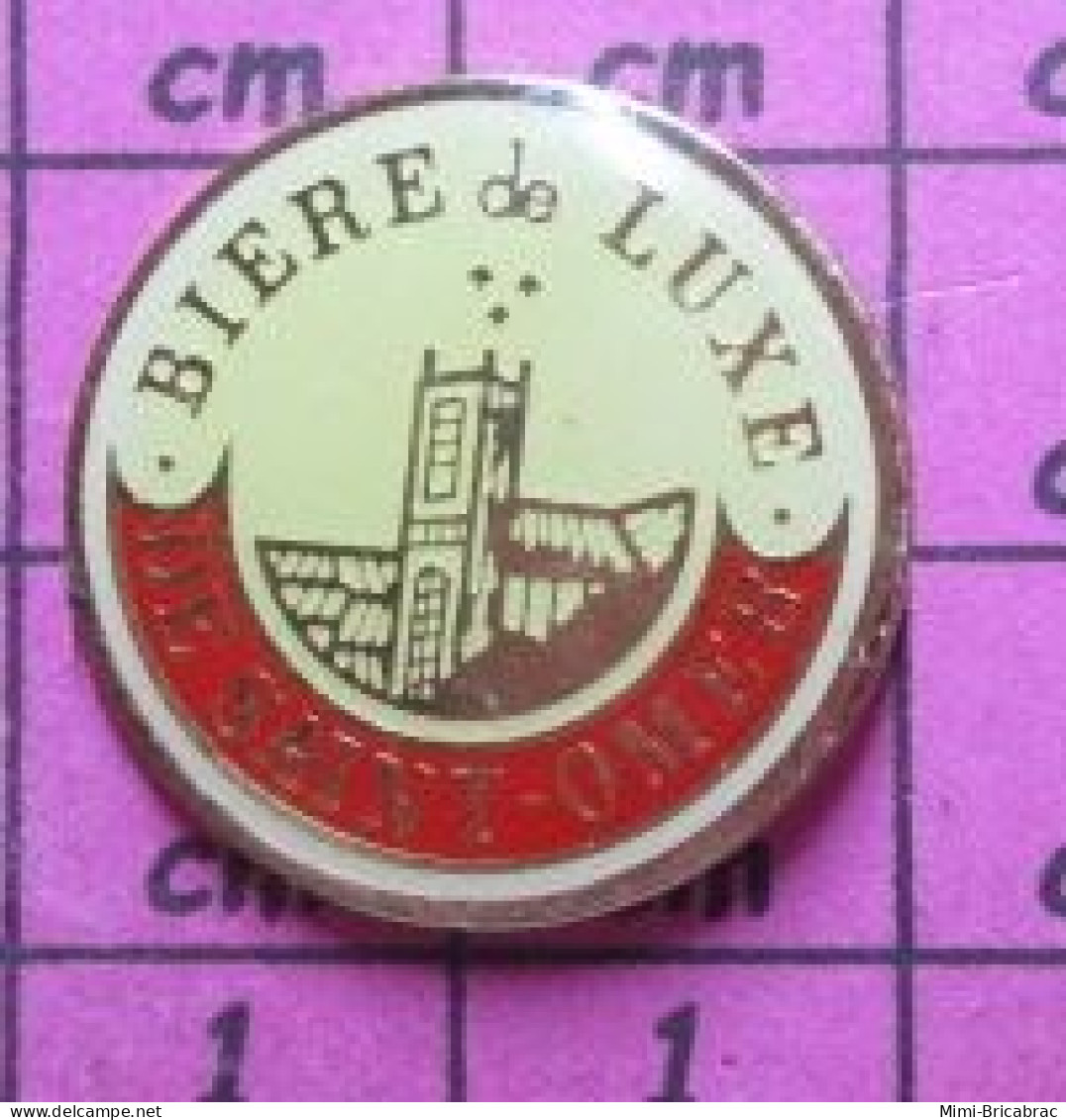 1115A Pin's Pins : BEAU ET RARE : BIERES / BIERE DE LUXE DE SAINT OMER - Birra