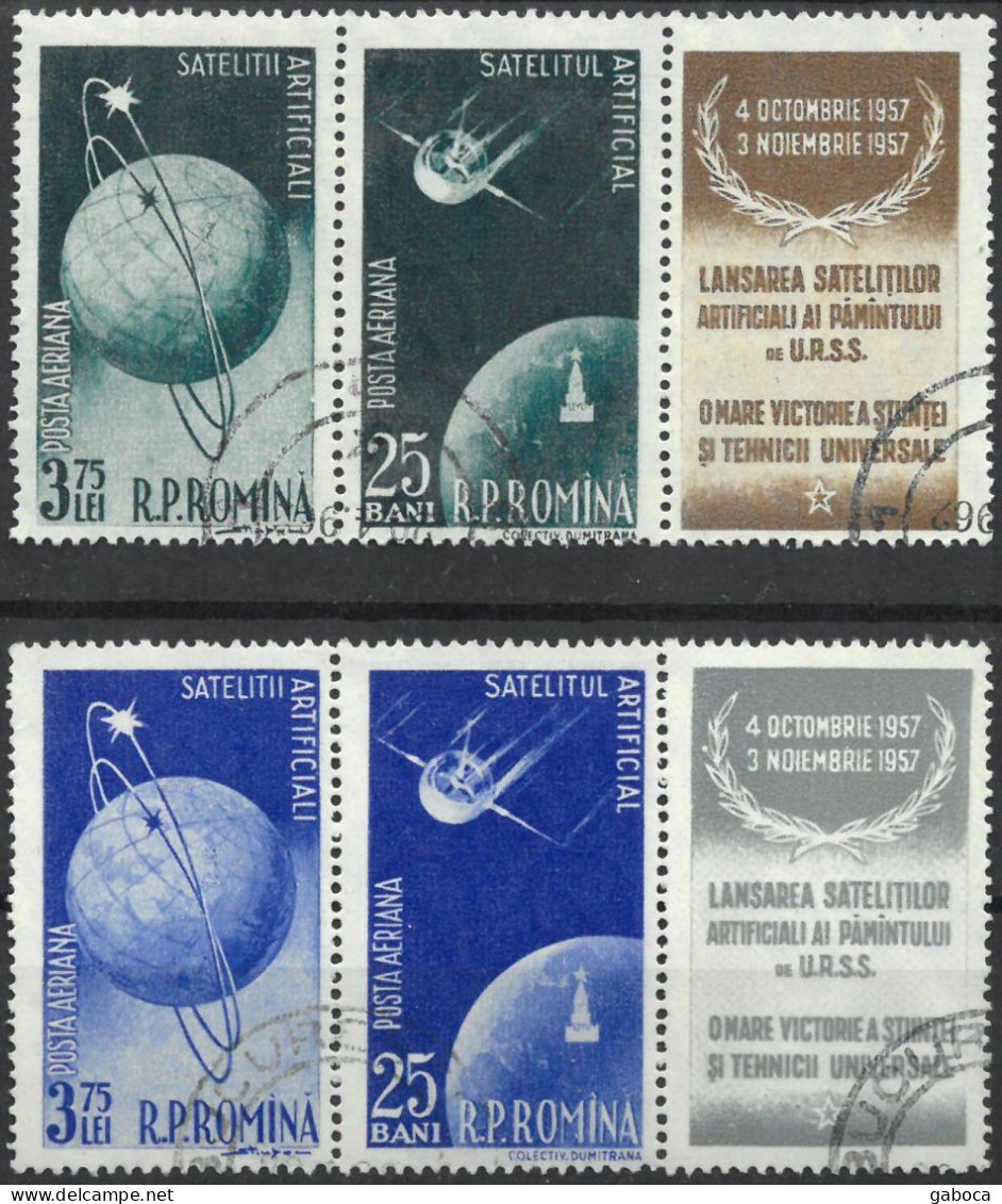 C4751 Space Satellite Spacecraft Astronaut Science Meteorology 1xSet+16xStamp Used Lot#579