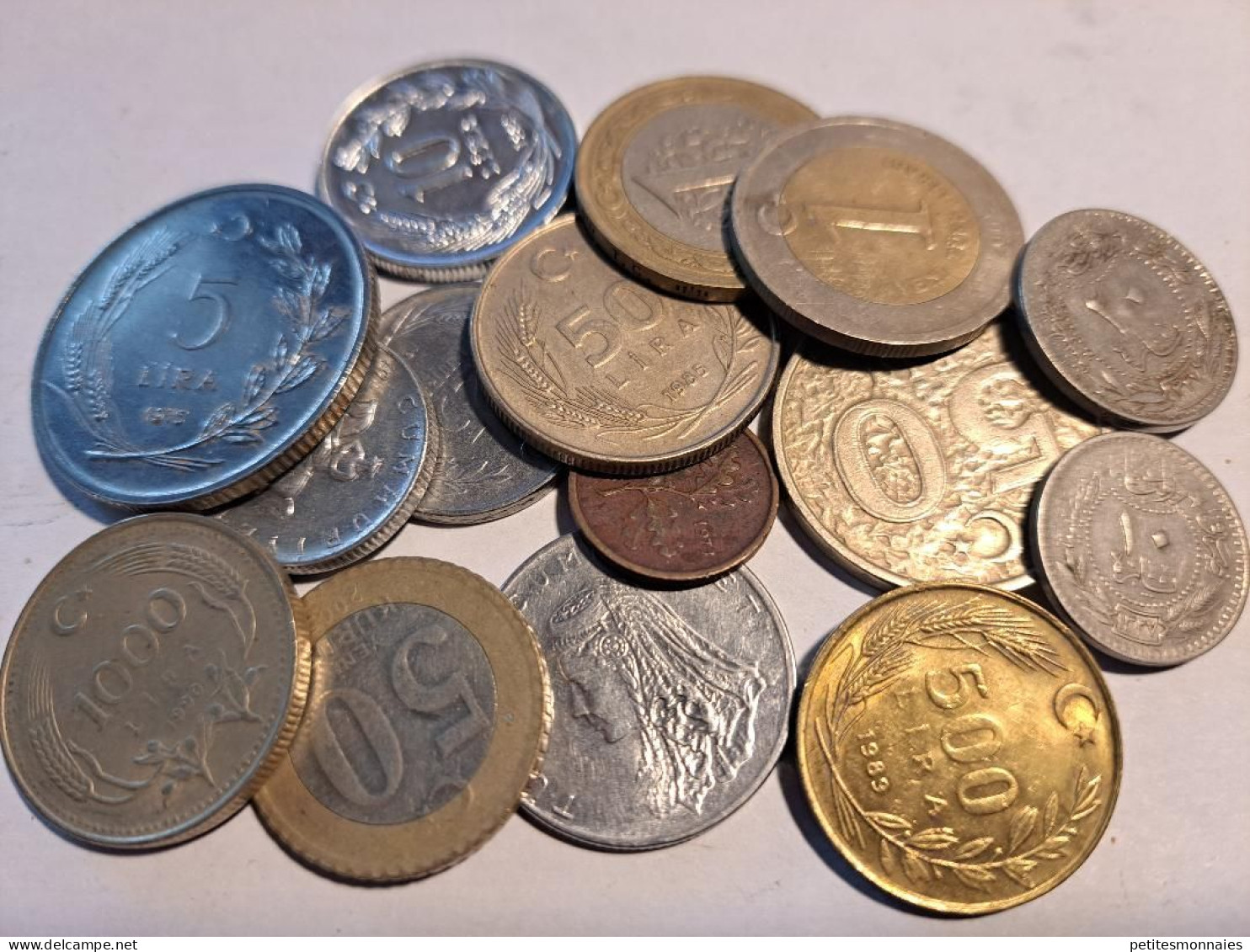TURQUIE   Lot 15 Monnaies  ,( 282 ) - Kilowaar - Munten