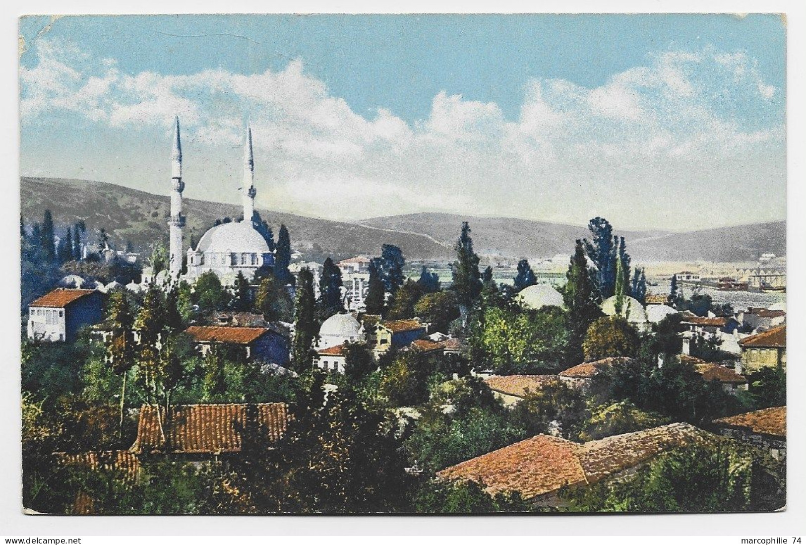 TURKEY TURQUIE 20 PARA +1G+6G CARTE HOTEL TOKATLIAN PERA 1929 TO FRANCE - Briefe U. Dokumente