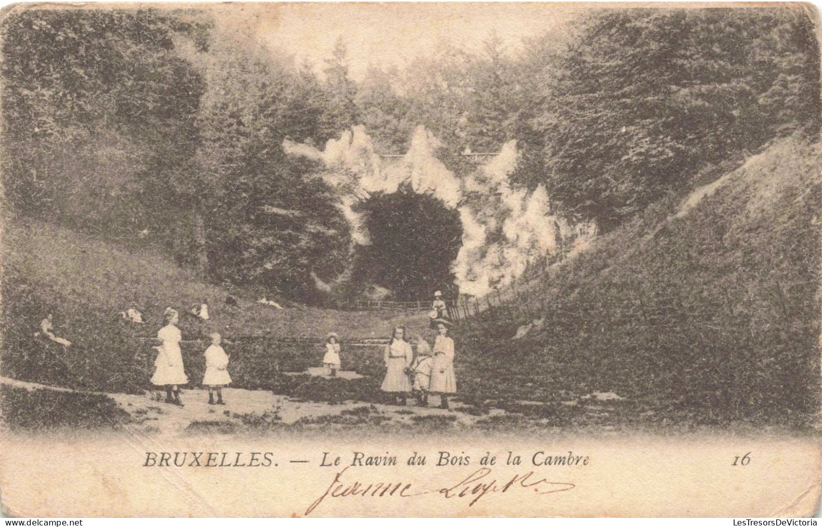 BELGIQUE - Bruxelles - Le Ravin Du Bois De La Cambre - Enfants - Carte Postale Ancienne - Andere & Zonder Classificatie