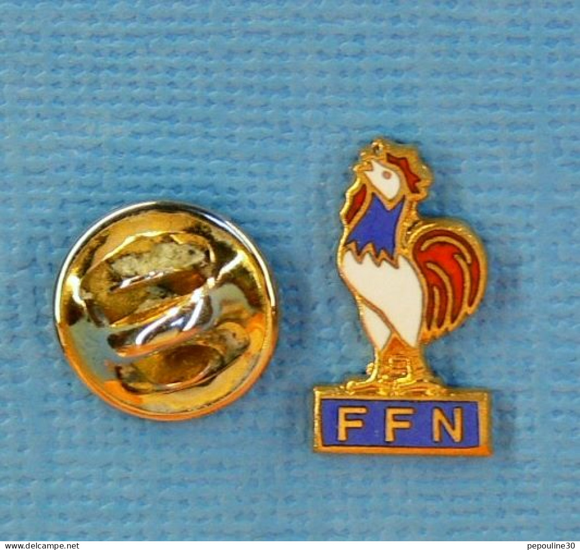 1 PIN'S //  ** F.F.N. / FÉDÉRATION FRANÇAISE DE NATATION ** - Nuoto