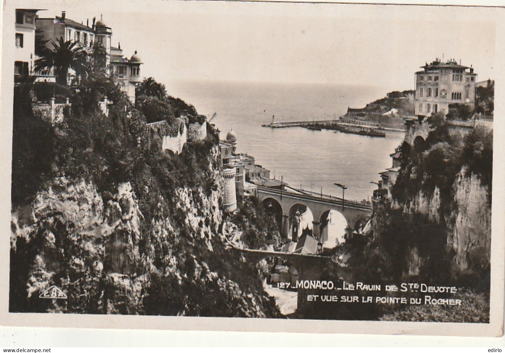 *** MONACO  ***  MONTE CARLO  Le Ravin  - Neuve TTB  - Terrassen