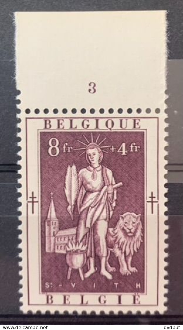 België, 1952, Nr 907, Met Plaatnr 3, Postfris** - ....-1960