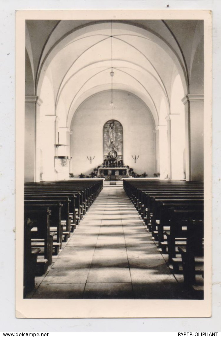 4476 WERLTE, Kirche, Innenansicht, Photo-AK 1955 - Meppen