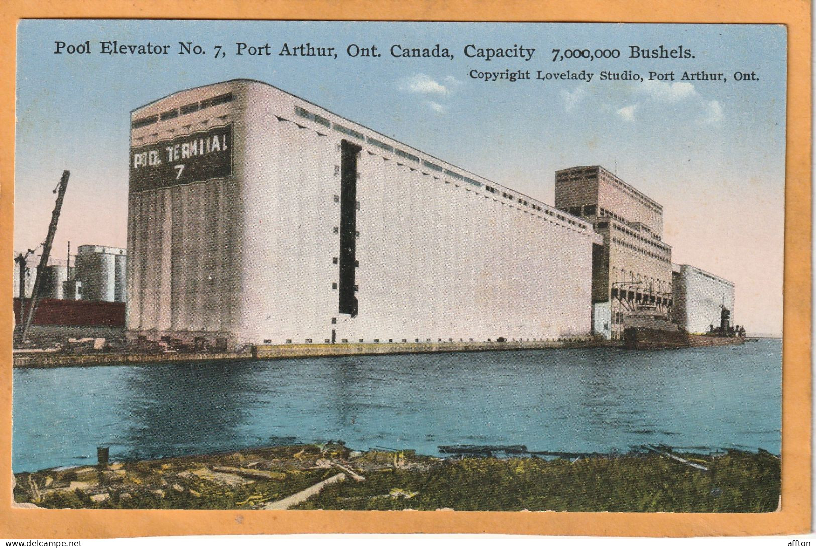 Port Arthur Ontario Canada Old Postcard - Port Arthur