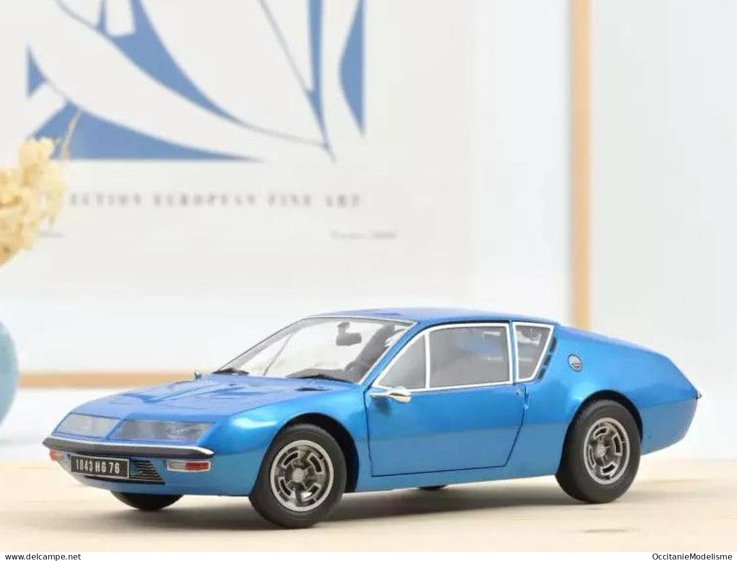 Norev - RENAULT ALPINE A310 1600 VE 1972 Bleu Alpine Réf. 185400 Neuf NBO 1/18 - Norev