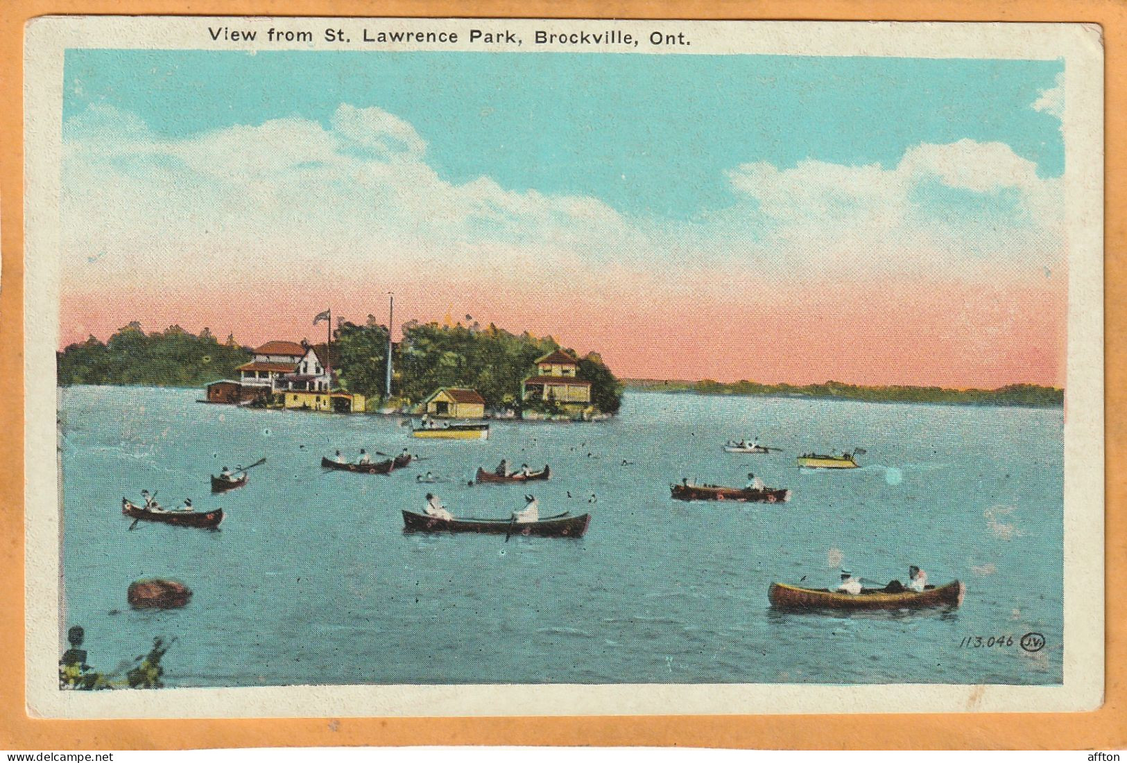 Brockville Ontario Canada Old Postcard - Brockville