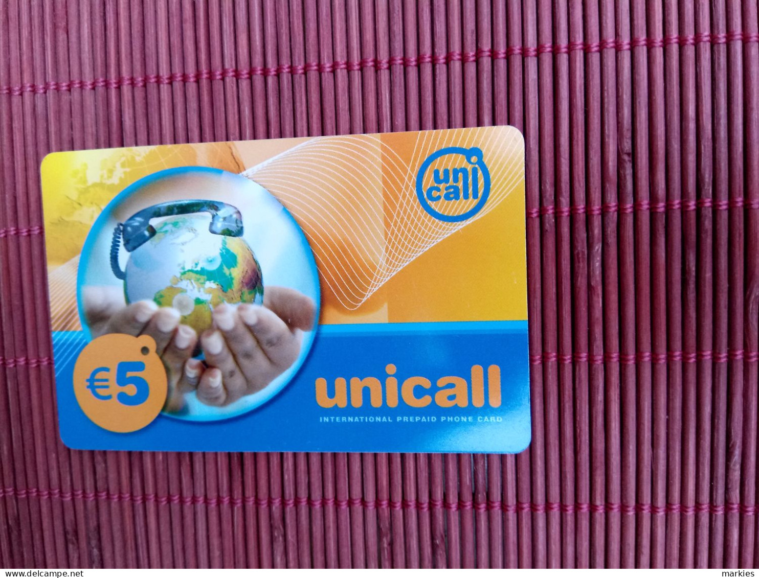 Prepaidcard UnicallUsed Rare - Cartes GSM, Recharges & Prépayées