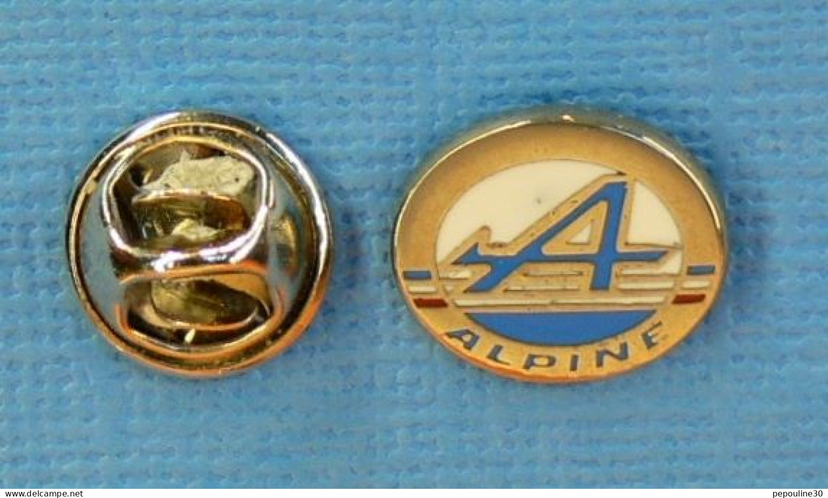 1 PIN'S //  ** LOGO / ALPINE 4ème CHAMPIONNAT DU MONDE DES CONSTRUCTEURS F1 / 2022 ** - F1