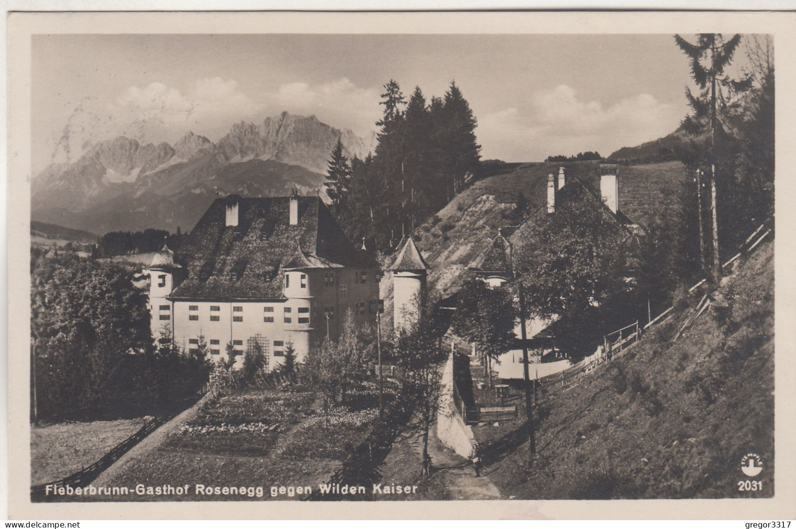 D2693) FIEBERBRUNN - Gasthof ROSENEGG Gegen Wilden Kaiser - 1930 - Fieberbrunn