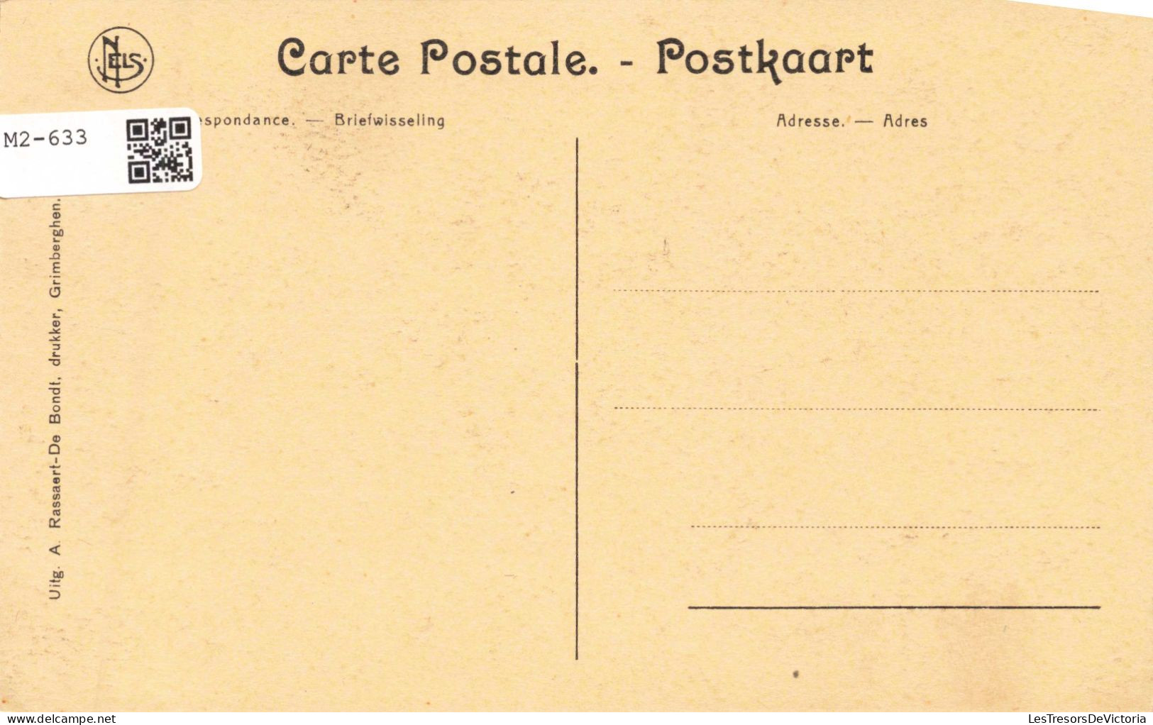 BELGIQUE - Grimberghen - De Precksstoel - Le Chaire De Vérité - Carte Postale Ancienne - Grimbergen