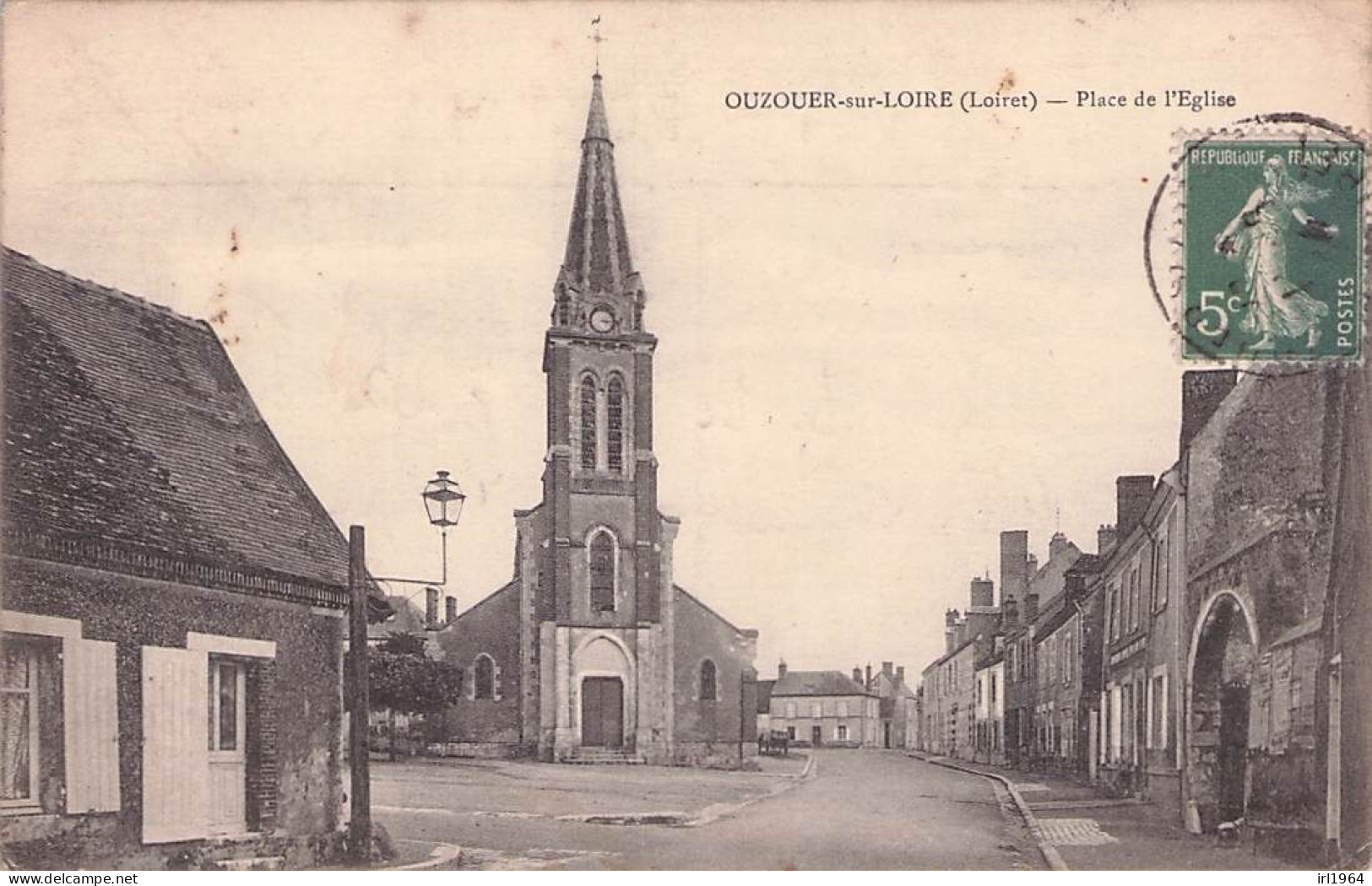 OUZOUER SUR LOIRE PLACE DE L'EGLISE - Ouzouer Sur Loire