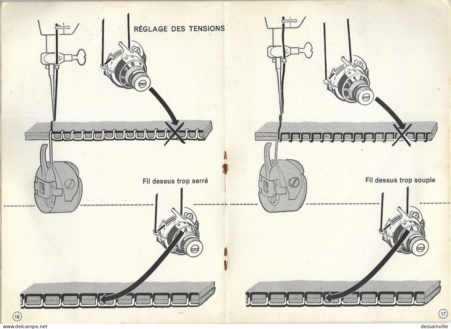 LIVRET MODE D'EMPLOI - MACHINE A COUDRE SINGER 198 - Material Und Zubehör