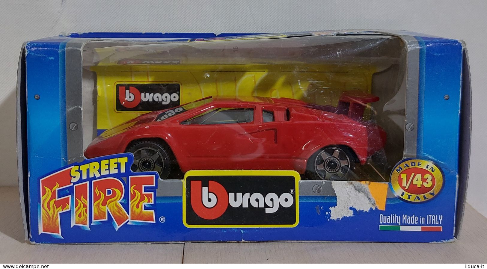 I116009 BURAGO 1/43 - Serie Street Fire - Lamborghini Countach 5000 - Box - Burago