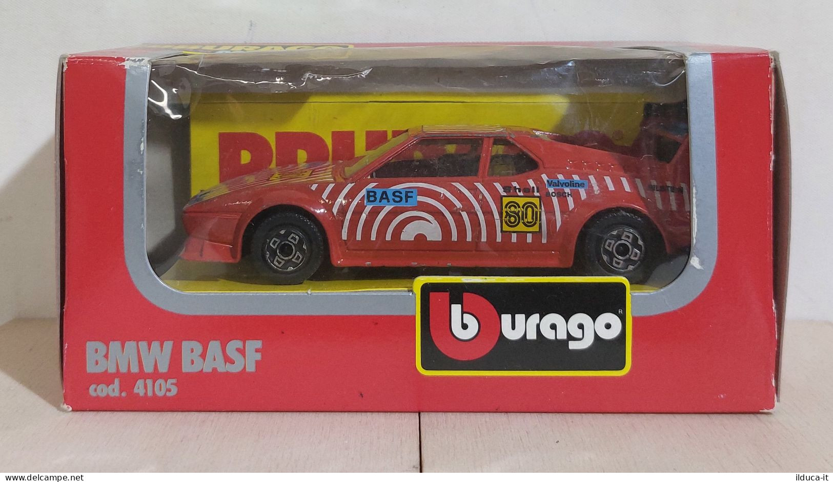 I116018 BURAGO 1/43 Serie Die Cast Metal N. 4105 - BMW BASF - Box - Burago