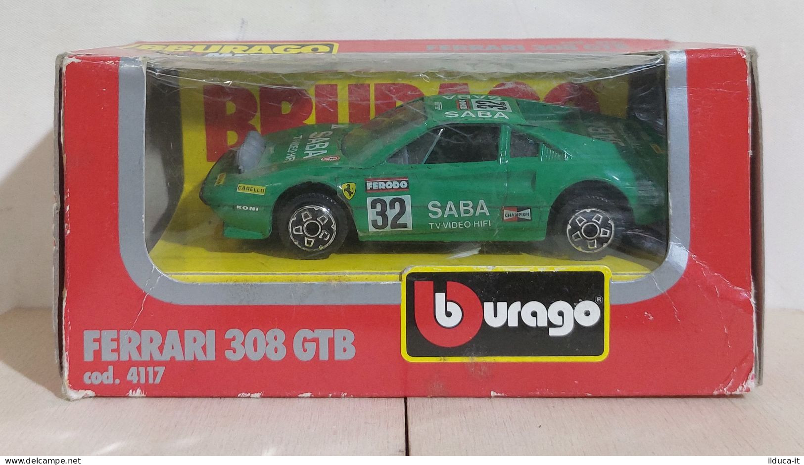I116022 BURAGO 1/43 Serie Die Cast Metal N. 4117 - Ferrari 308 GTB - Box - Burago