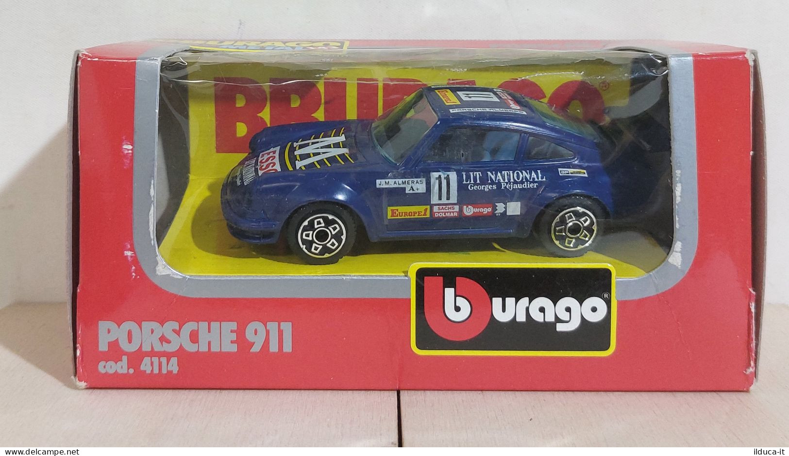 I116047 BURAGO 1/43 Serie Die Cast Metal N. 4114 - Porsche 911 - Box - Burago