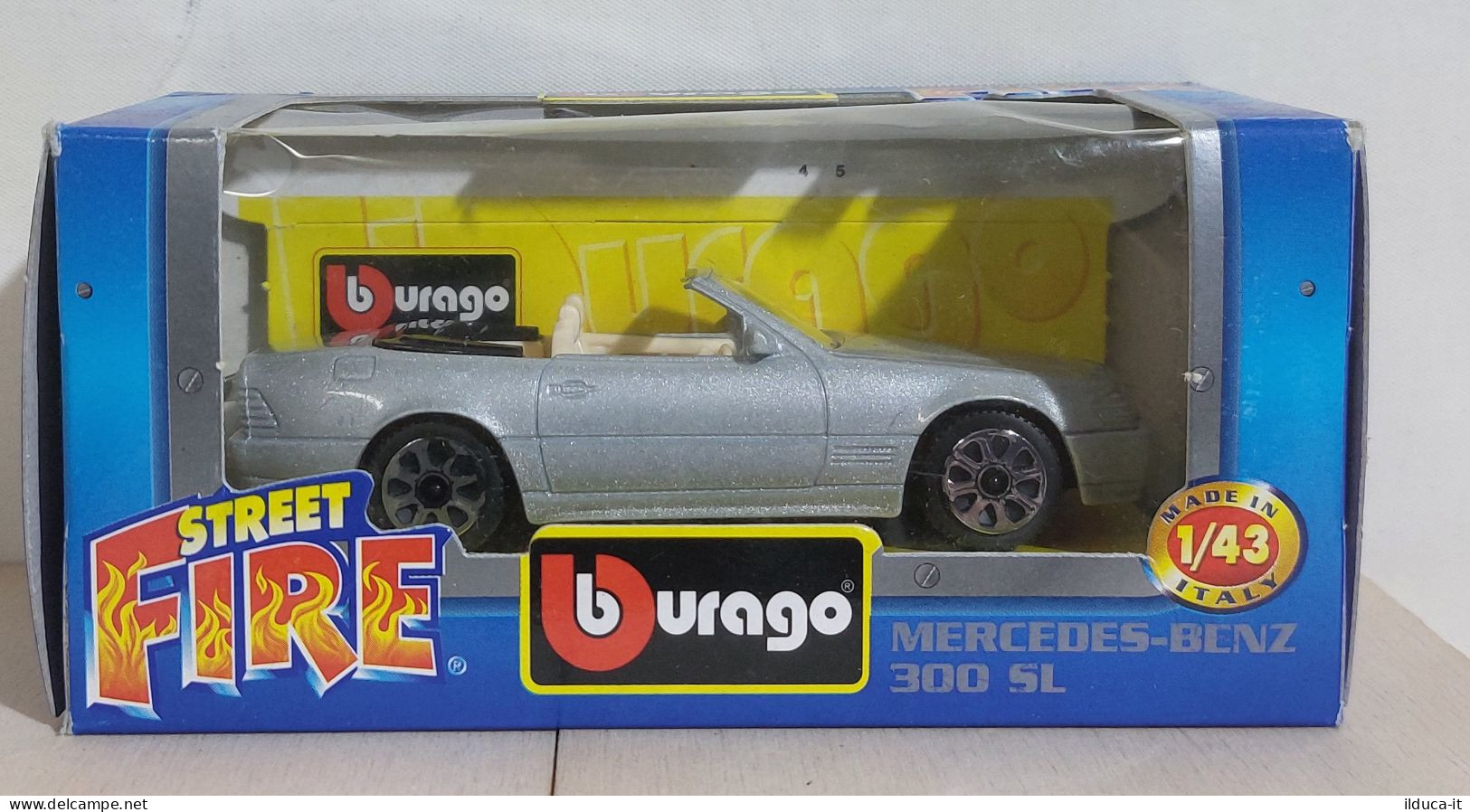 I116053 BURAGO 1/43 Serie Street Fire - Mercedes-Benz 300 SL - Box - Burago