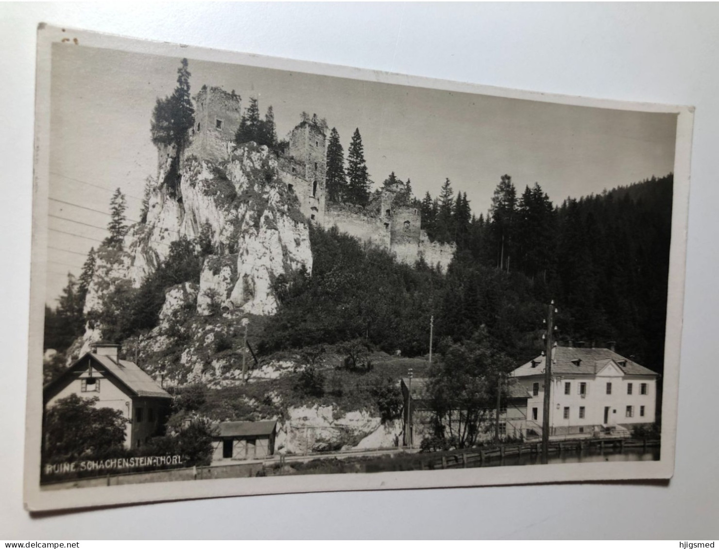 Austria Österreich Thörl Thoerl Steiermark Styria Ruine Schachenstein Castle RPPC Real Photo 16812 Post Card POSTCARD - Thörl Bei Aflenz