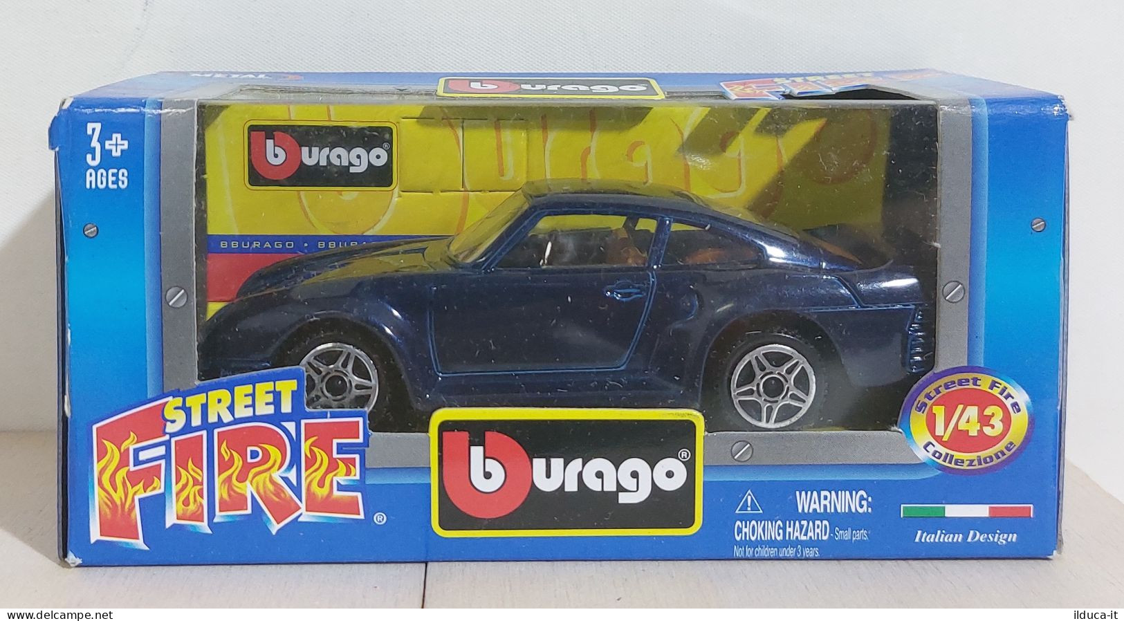 I116074 BURAGO 1/43 Serie Street Fire - Porsche 959 - Box - Burago