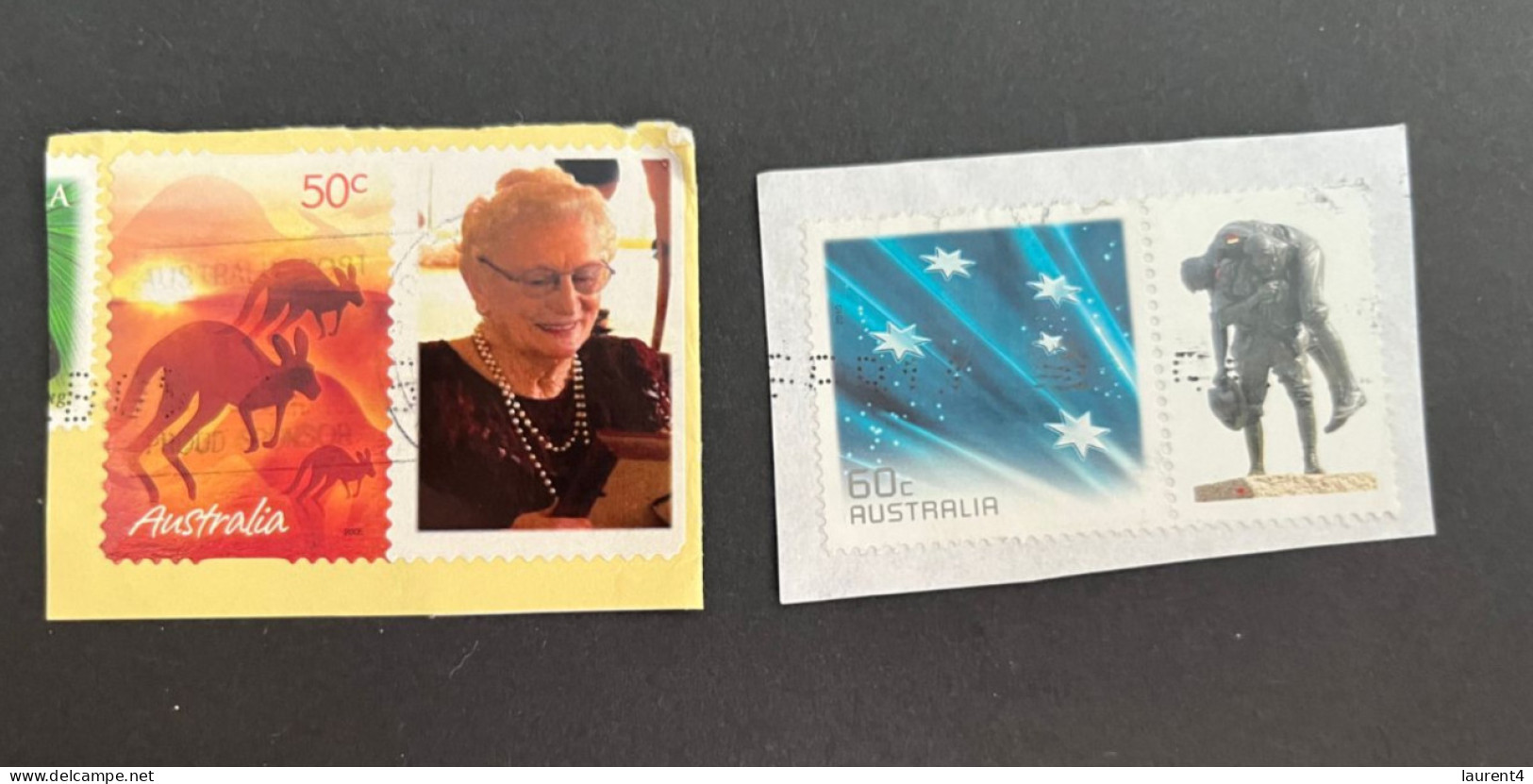 3-8-2023 (stamp) Australia - Used Personalised Stamps + WWI - Sheets, Plate Blocks &  Multiples