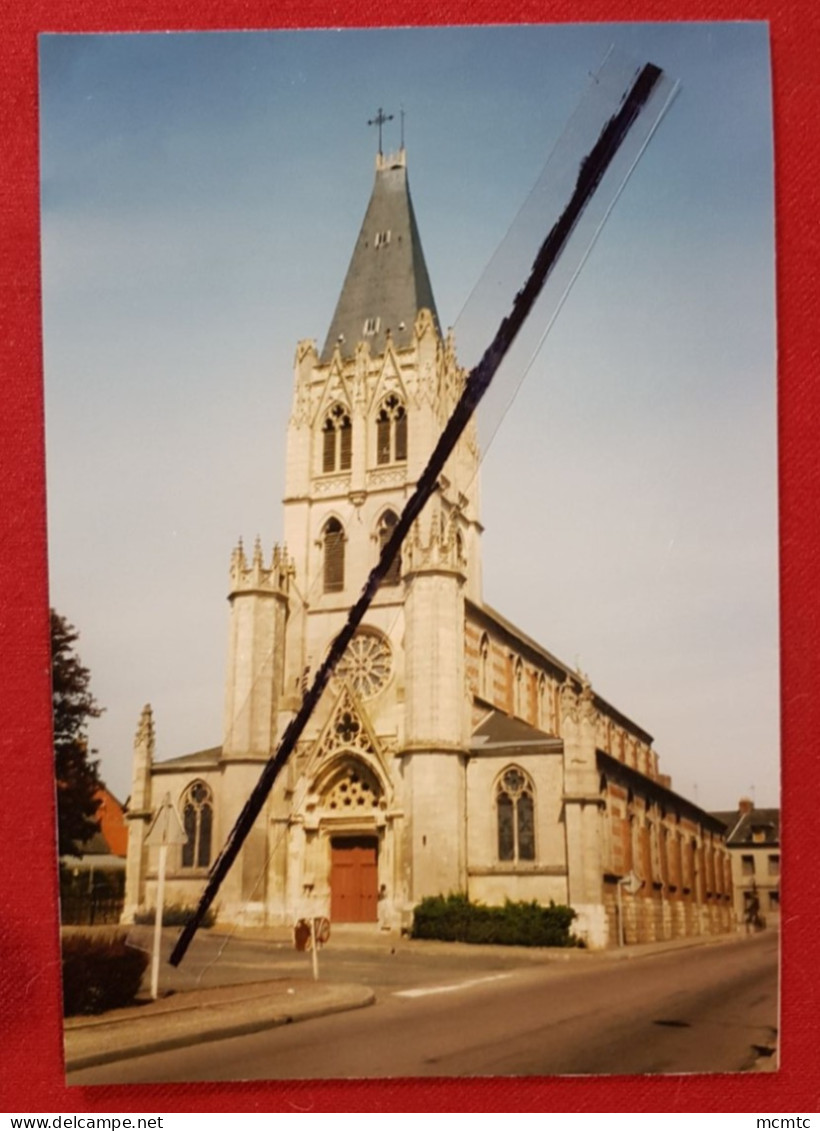 Carte - Photo Moderne Collée Sur Papier - 76 - Totes -  L'église - Totes