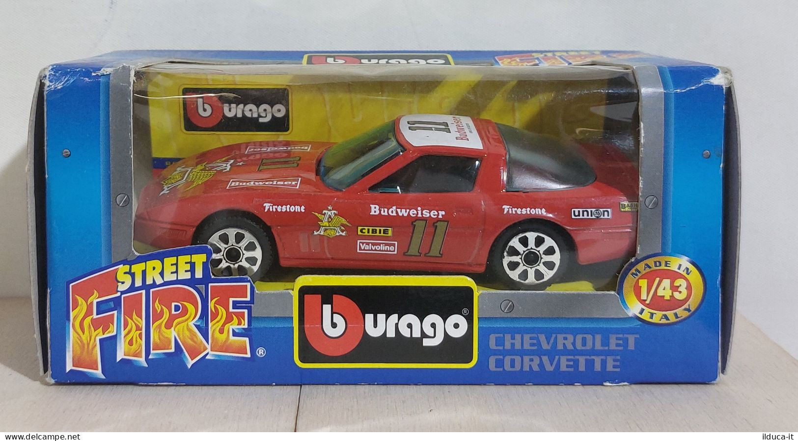 I116085 BURAGO 1/43 Serie Street Fire - Chevrolet Corvette - Box - Burago