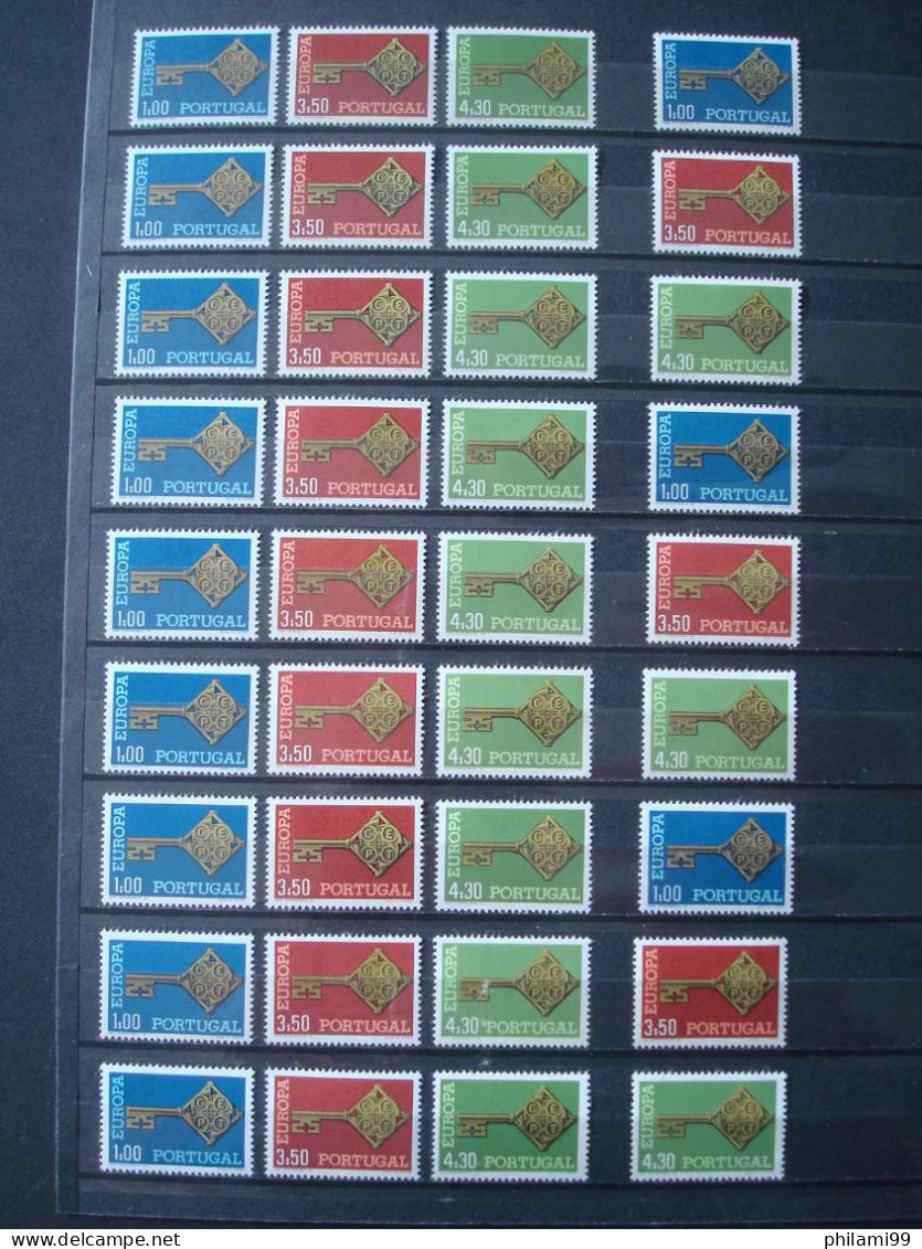 PORTUGAL 1968 MNH** (12x) COT. Mi. 12x25 = 300 € EUROPA - Collections