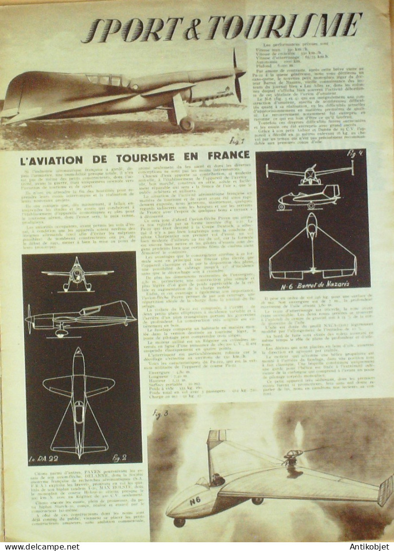 L'aviation Illustrée 1944 N° 2 Sab 140 Messerschmitt 109 F Autogire - Boeken