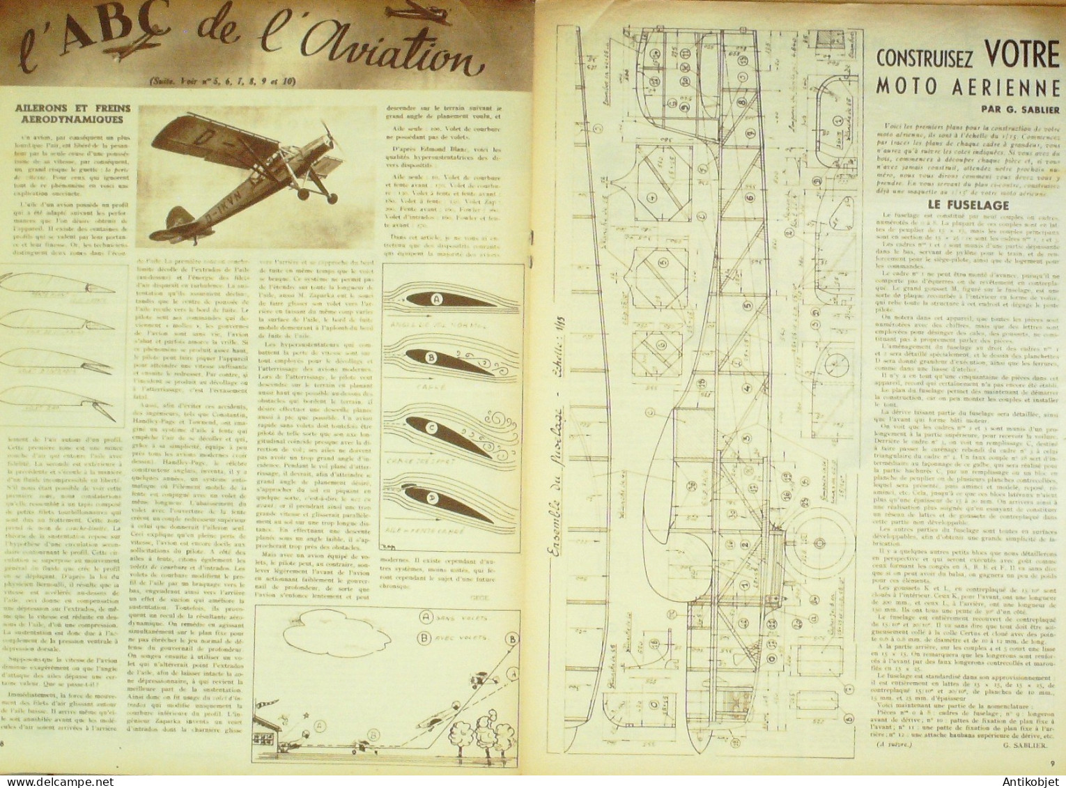 L'aviation Illustrée 1943 N°11 Klemm KL 107 Bucker Bestmann BU 181 Martin B26 Marauder - Manuales