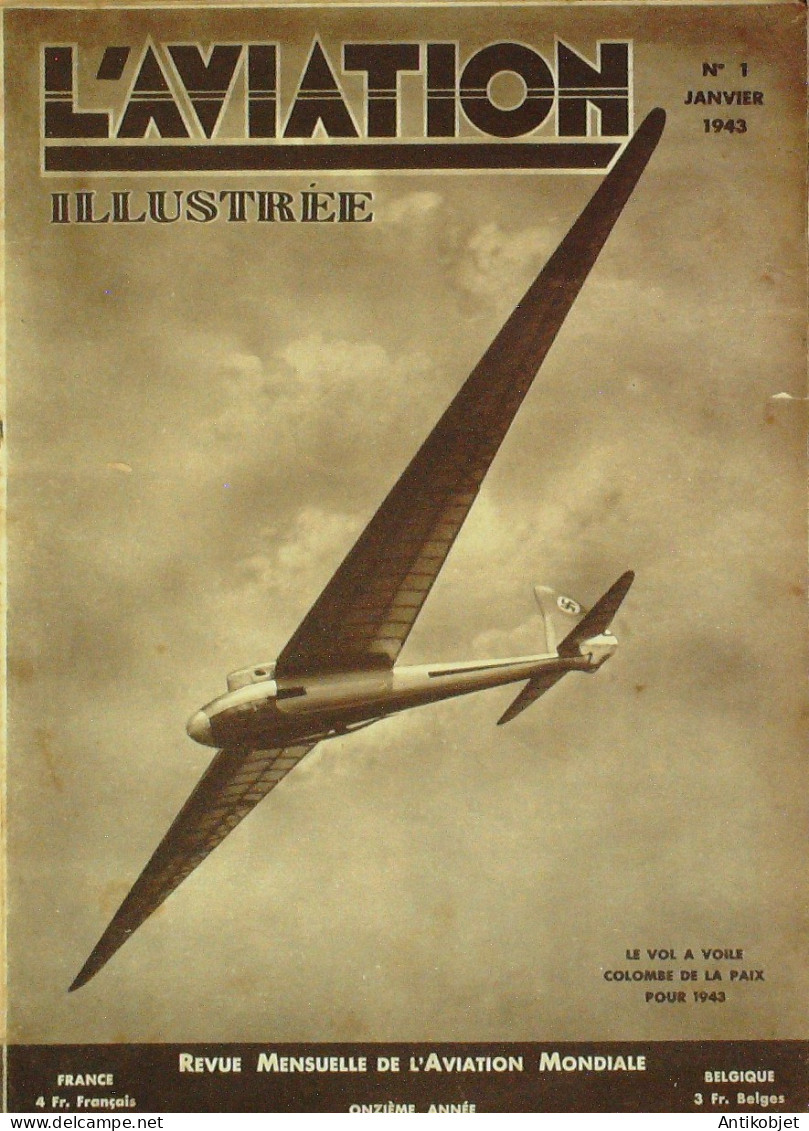 L'aviation Illustrée 1943 N° 1 Heinkel He 111 Pou Du Ciel Hydravion SE 200 - Boeken