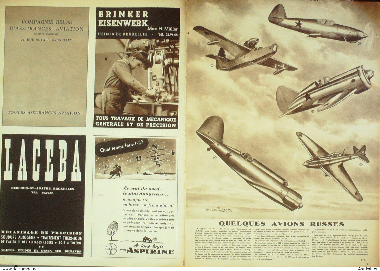 L'aviation Illustrée 1942 N°97 Messerschmitt 110 Rata J16 Dornier Do 217 - Handbücher