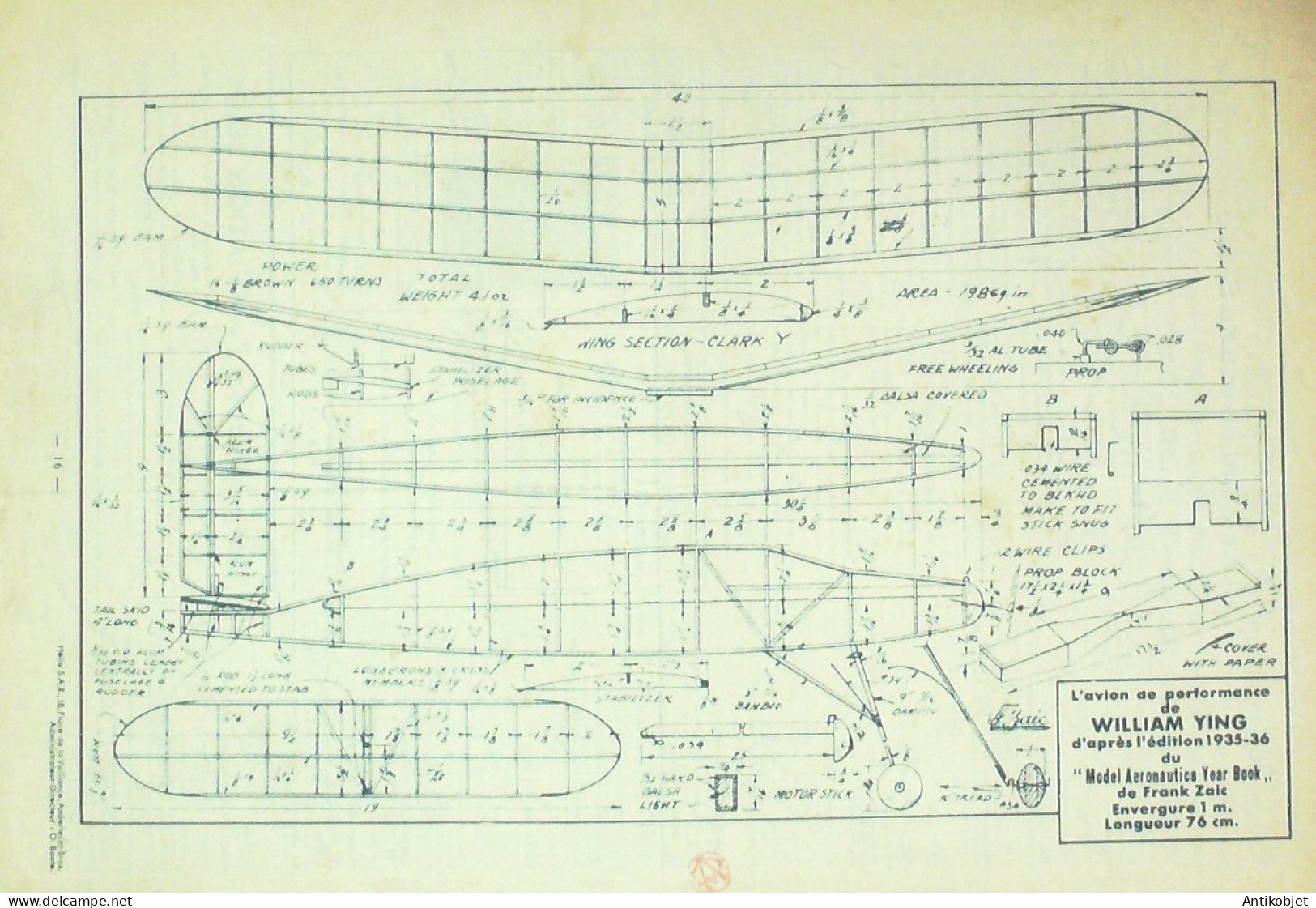 L'aviation Belge 1937 N°204 Urnelli Ub14 Sikorsky S43 Year Book  - Manuales