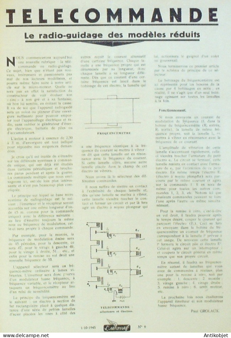 L'Aéronef 1945 N° 9 Douglas A-26 Invader Plan Sikorsky R-4 - Handbücher