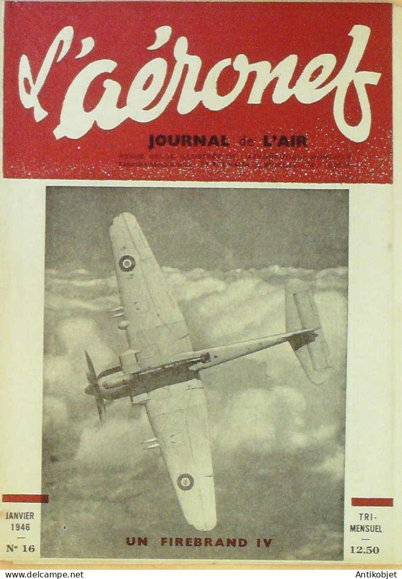 L'Aéronef 1946 N°16 Curtiss Ascender Hydravion GR2 - Manuels