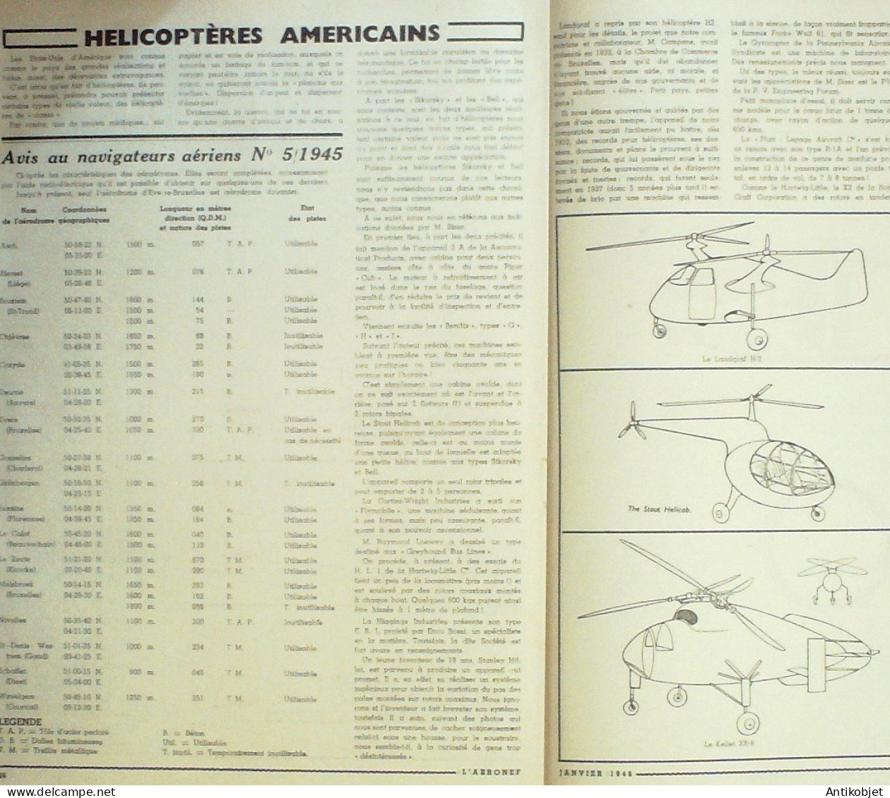 L'Aéronef 1946 N°16 Curtiss Ascender Hydravion GR2 - Handbücher