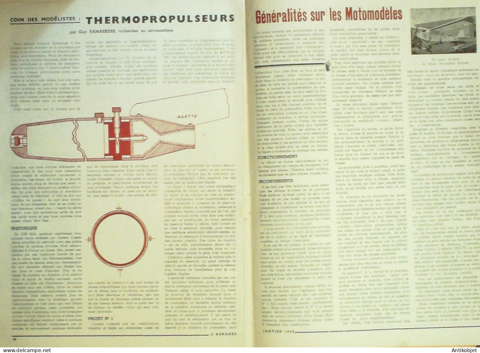 L'Aéronef 1946 N°16 Curtiss Ascender Hydravion GR2 - Boeken