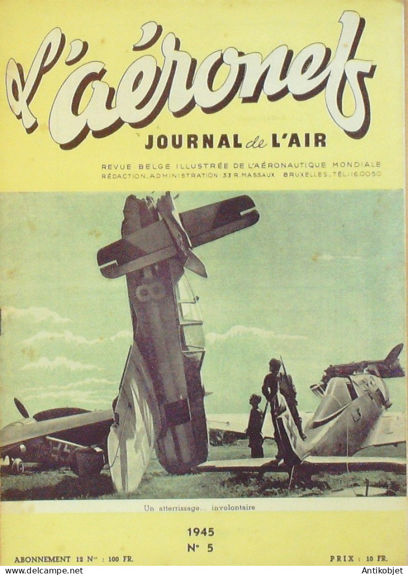 L'Aéronef 1945 N° 5 Streamline II Rototo De Damhet - Handbücher