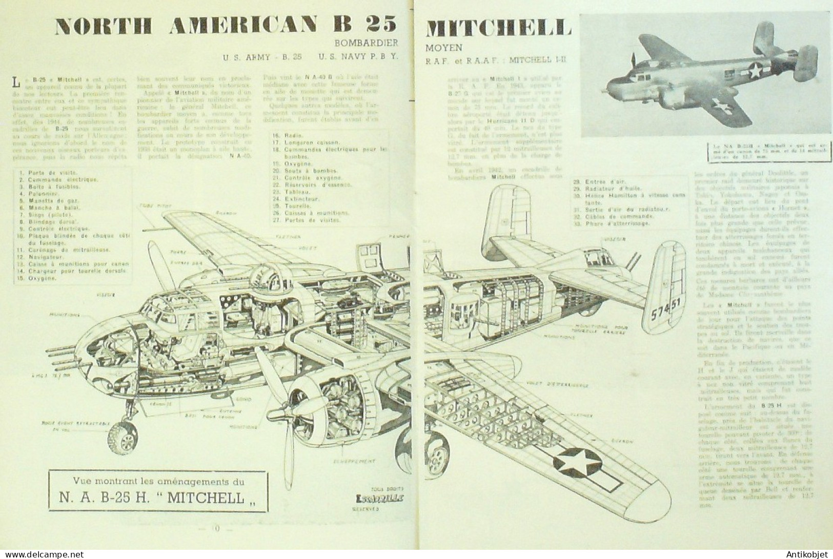 Escadrille 1946 N° 5 Douglas BTD-1 North American B25 Mitchell - Manuali