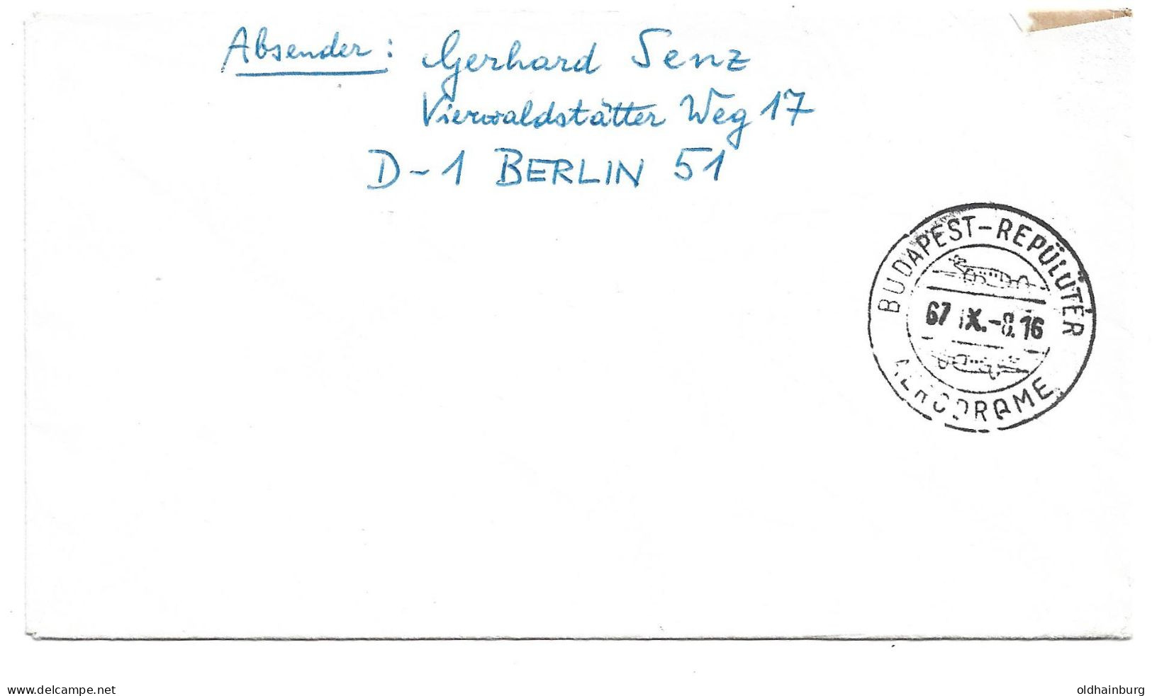 2243b: AUA- Sonderflugpost Zur Pro Aerofila 1967 Wien- Budapest - Storia Postale