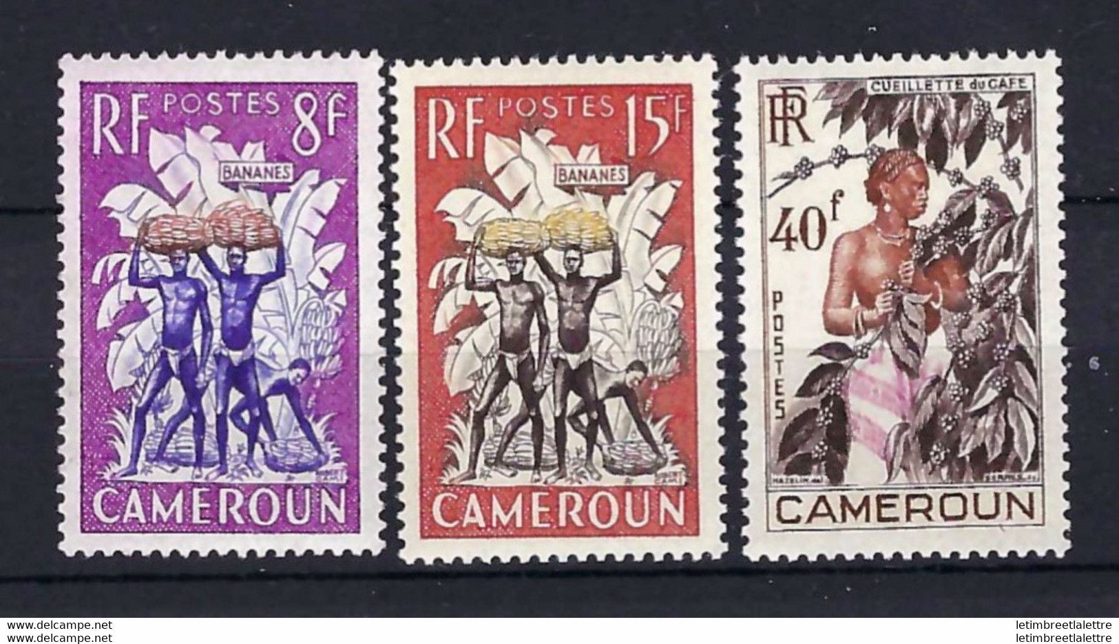 Cameroun - YT N° 297 à 299 ** - Neuf Sans Charnière - 1954 - Neufs