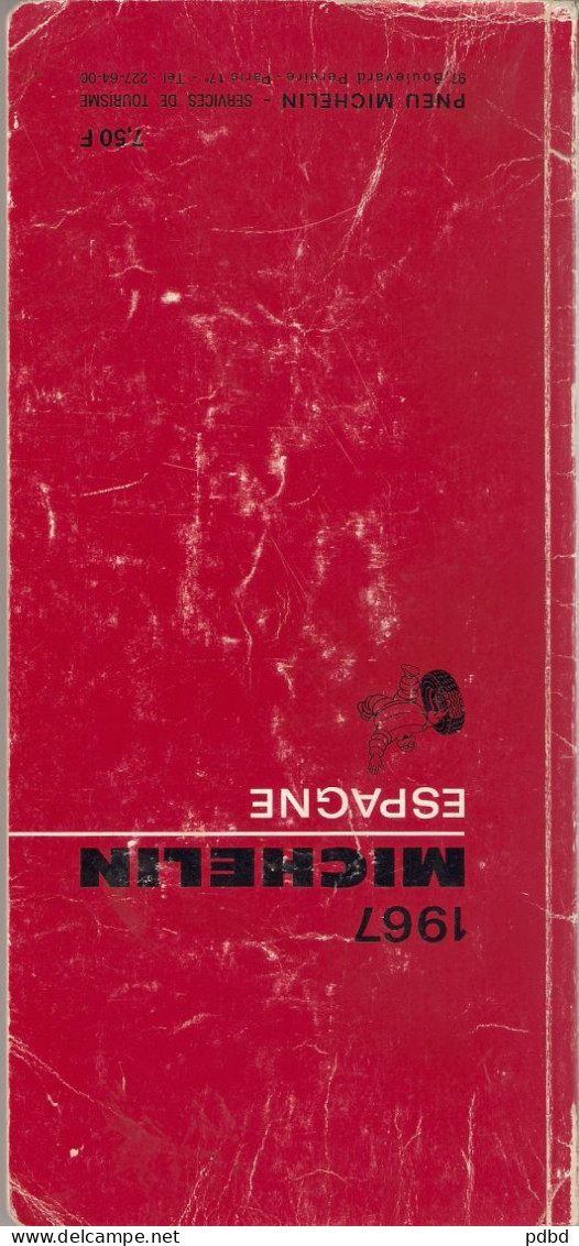 Guide Michelin . Espagne .1967 . - Michelin (guides)