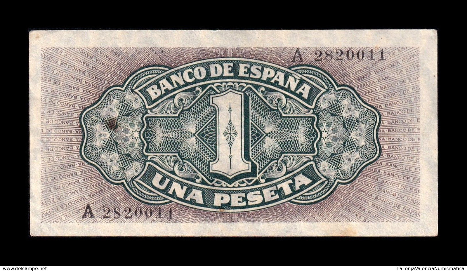 España Spain 1 Peseta Carabela 1940 Pick 122 Serie A Sc- AUnc - 1-2 Pesetas