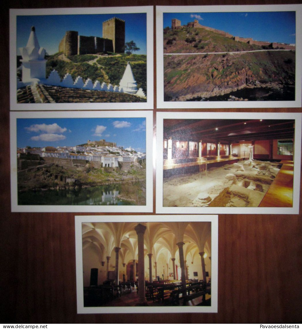 Postcards - Mértola – Colecção De Postais – Património - Beja