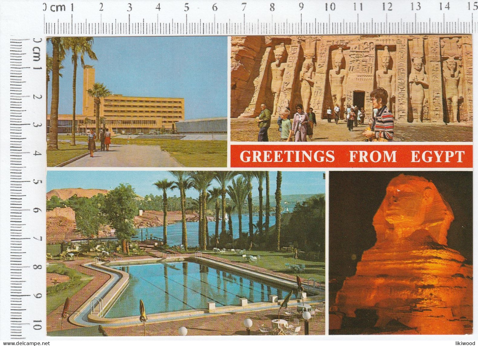 Egypt - Port-Said, Abu Simbel, Giza, The River Nile In Asswan - Abu Simbel