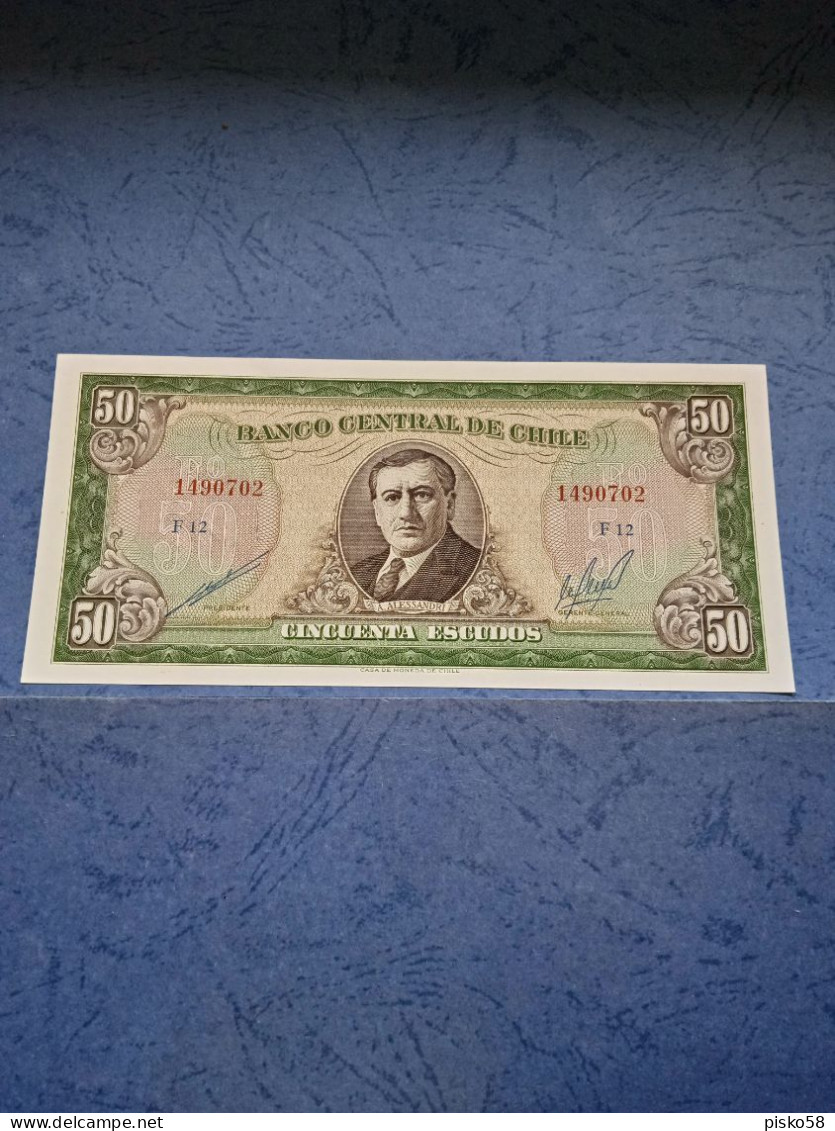 CILE-P140b 50E 1962/75 UNC - Chile